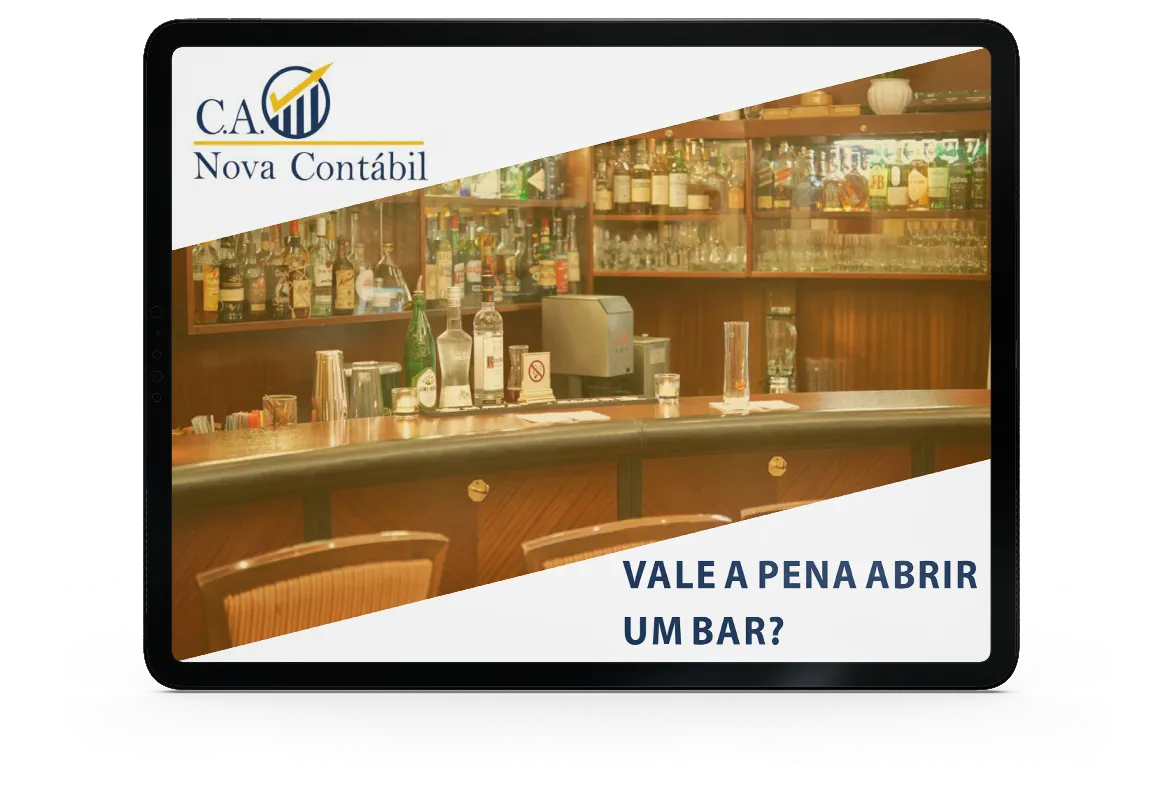 Mockup Ebook Bar E Restaurantes - C. A. Nova Contábil